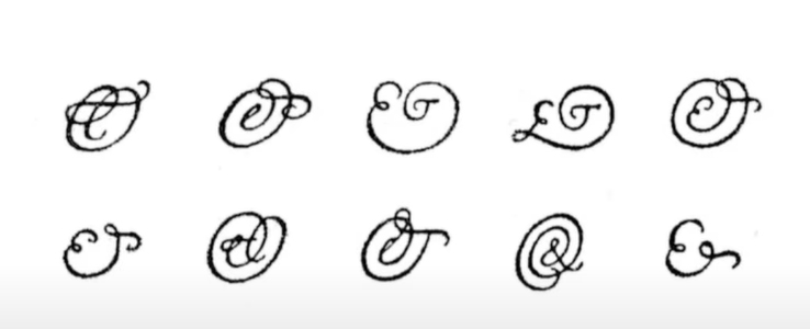 Ampersands by Lucas Materots (1560-?)