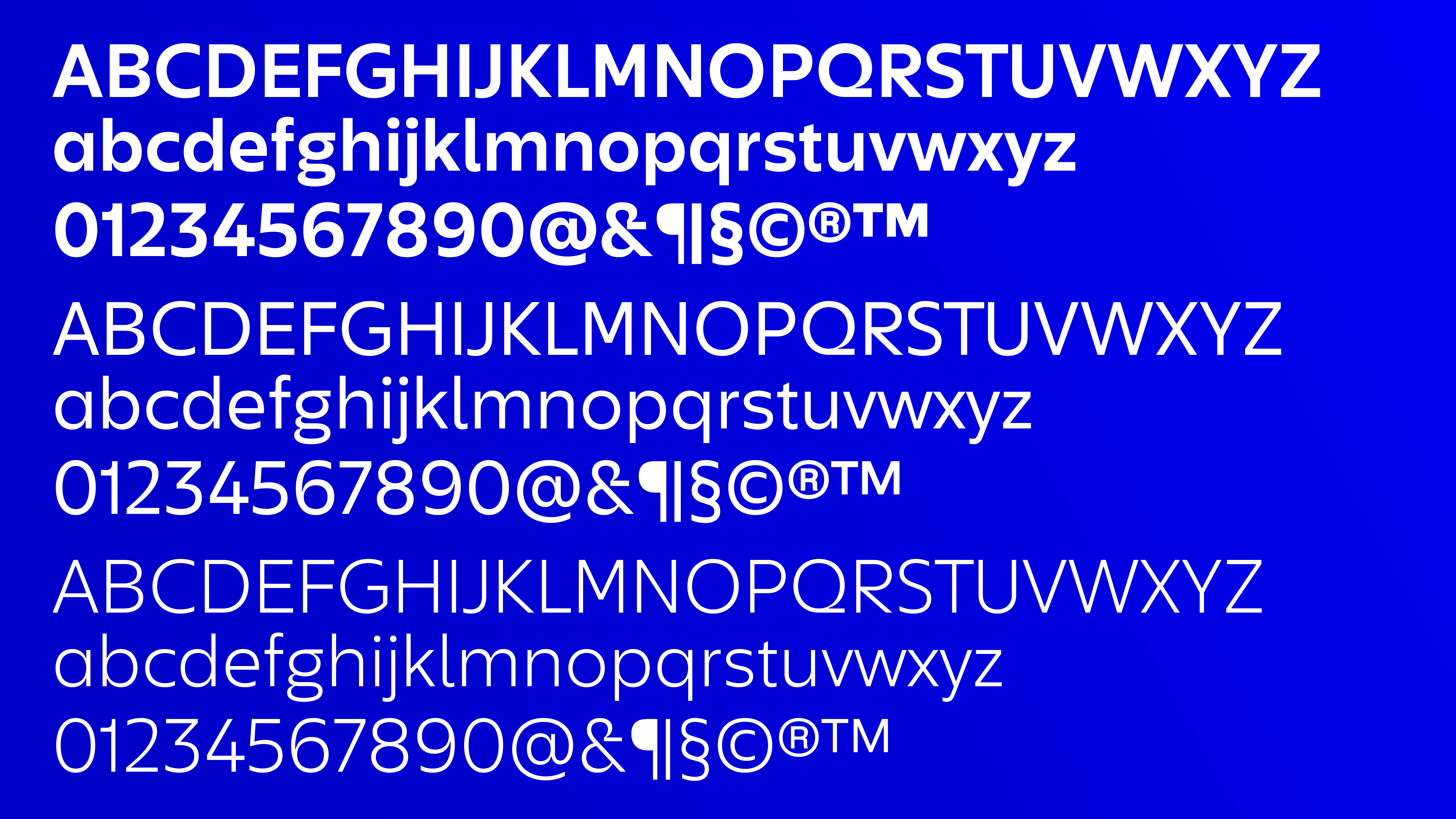 Custom Font Design for Hall & Partners font system — Hall & Partners